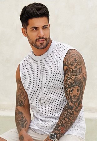 Regata Tricot Branca