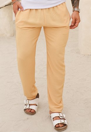 Calça Duna Amarelo Manteiga