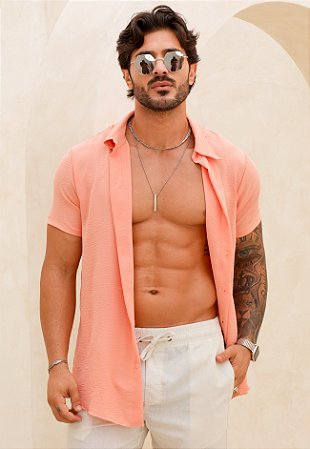 Camisa Duna Salmão