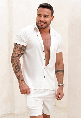 Conjunto Linho Off White