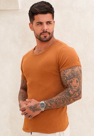 Camiseta Ribana Caramelo