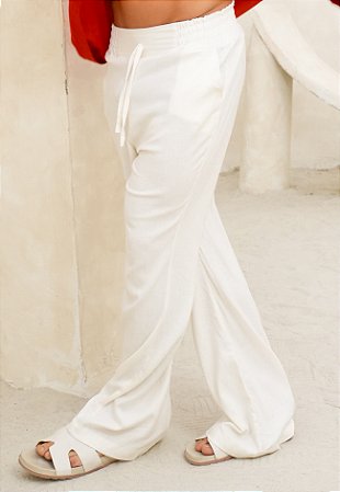 Calça Pantalona Off White
