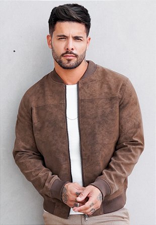 Jaqueta Suede Marrom