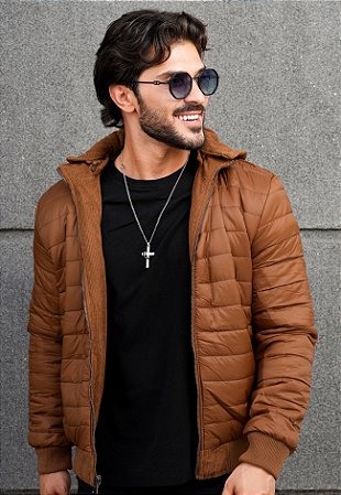 Jaqueta Dupla face Caramelo