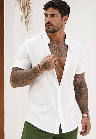 Camisa Duna Gola Padre Off White