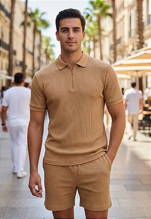 Conjunto Texturizado Nude