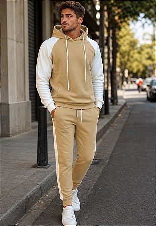Conjunto Moletom Bicolor
