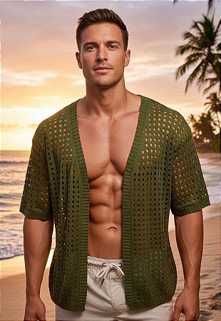 Kimono Tricot Verde