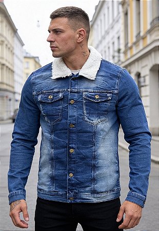 Jaqueta Jeans Streetwear