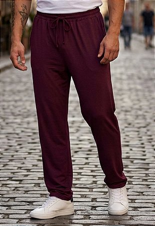 Calça Viscolycra Vermelho Marsala