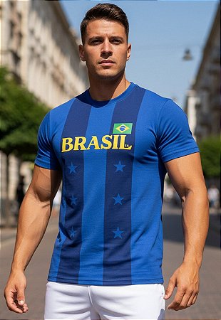 Camiseta Algodão Brasil
