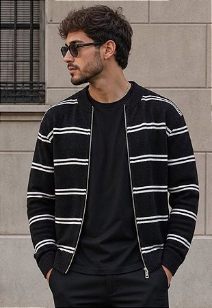 Suéter Tricot C/ Zíper Milano