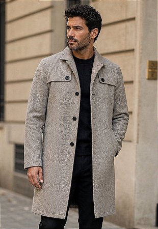 Cardigan Sobretudo Lã