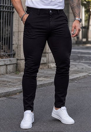 Calça Alfaiataria Sarja C/ Elastano
