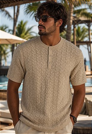 Camiseta Tricot Texturizada
