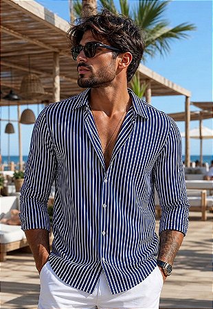 Camisa Manga 7/8 Listrada Paradise