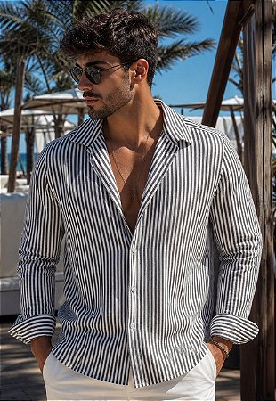 Camisa Duna Manga 7/8 Listrada Portofino