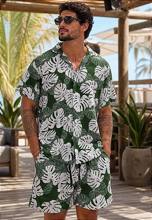 Conjunto Viscolinho Estampado Tulum