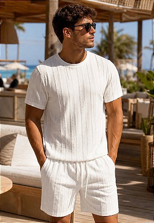 Conjunto Texturizado Jacquard Prime