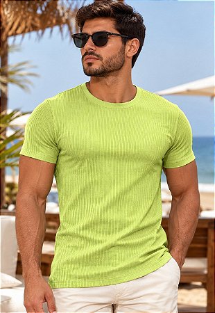 Camiseta Canelada Beach
