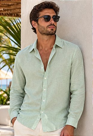 Camisa Algodão Beach