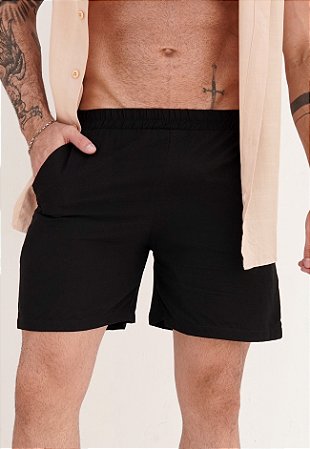 Shorts Viscose Preto