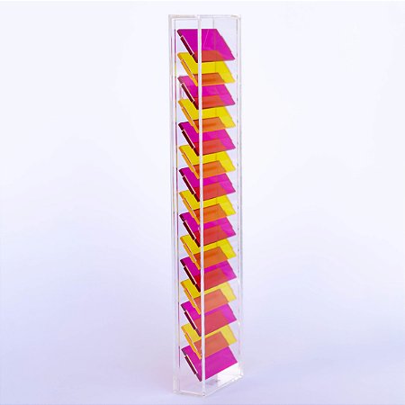 Quadro Tira Fusões magenta/amarelo