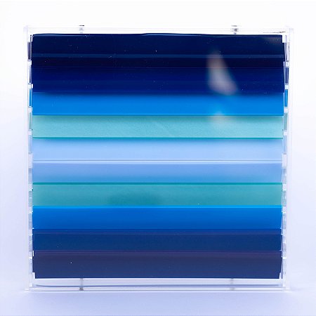 Quadro Degradê tons frios