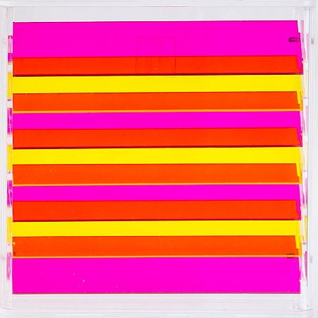 Quadro Fusões magenta/amarelo