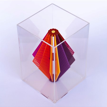 Escultura Balonê grande - tons quentes