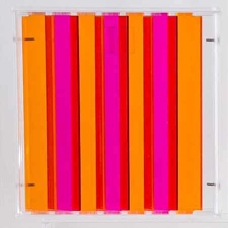 Quadro Fusões coral/magenta