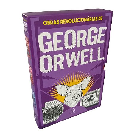 Obras revolucionárias de George Orwell - Box com 3 livros