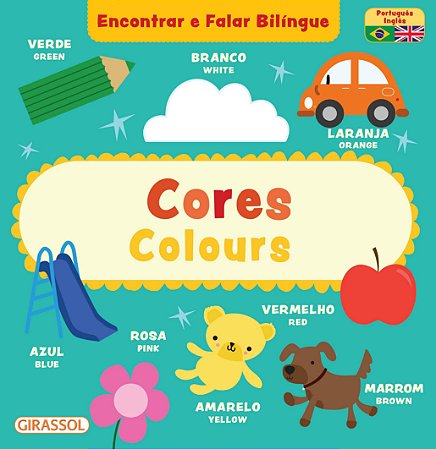 Encontrar e Falar Bilíngue - Cores Colours