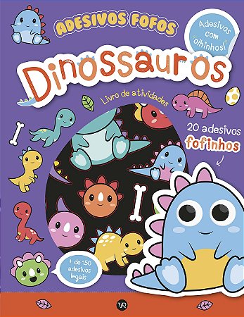 Adesivos Fofos: Dinossauros