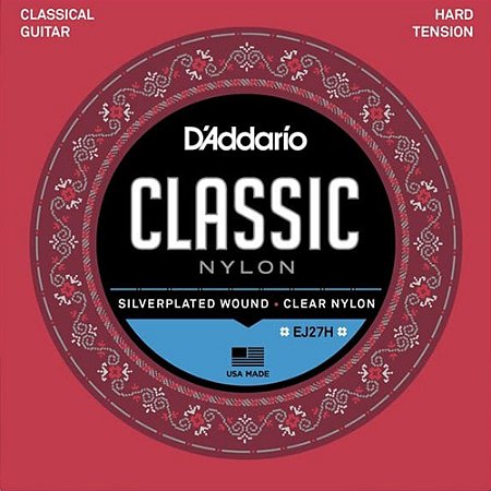 ENCORDOAMENTO VIOLAO NYLON ALTA D'ADDARIO EJ27H