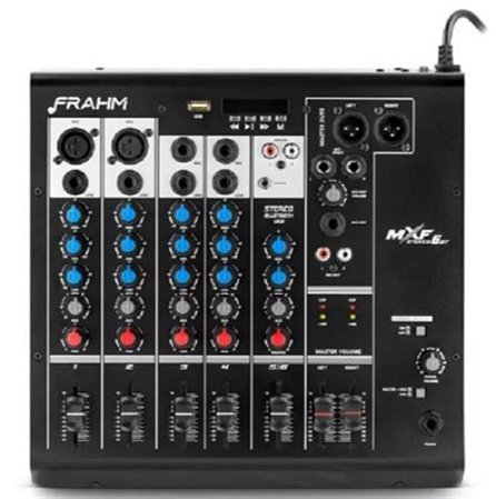 MESA 6 CANAIS FRAHM MXF6 BT ANALOGICA USB