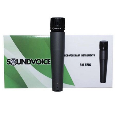 MICROFONE INSTRUMENTOS SOUDVOICE SM57LC