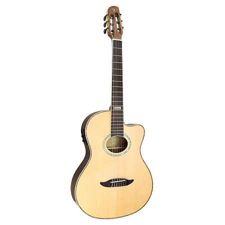 VIOLAO FLAT NYLON GIANNINI GNF-3CEQ NS