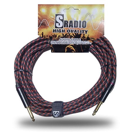 CABO INSTRUMENTO 6M SRADIO 20FT RED BLACK