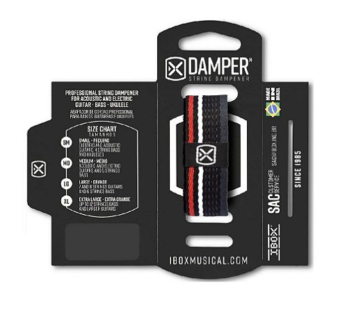 DAMPER IBOX COMFORT MD BK/RD/WH DKMD05