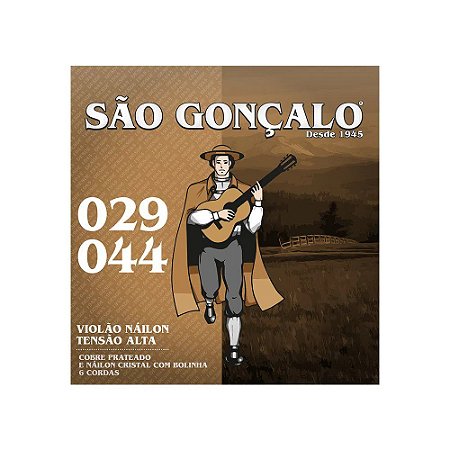ENCORDOAMENTO VIOLAO NYLON SAO GONCALO IZ11040 PESADA C/BOL