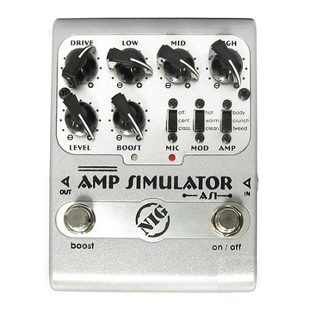 PEDAL GUITARRA AMP SIMULATOR NIG AS1