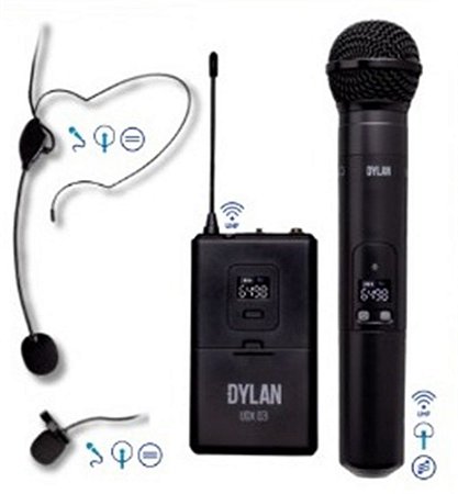 MICROFONE S/FIO MAO/HEADSET DYLAN UDX-05 MULTI