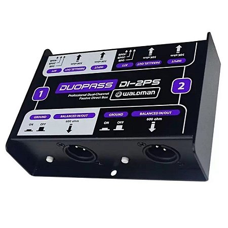DIRECT BOX PASSIVO DUPLO WALDMAN DI-2PS