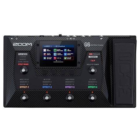 PEDALEIRA GUITARRA ZOOM G6