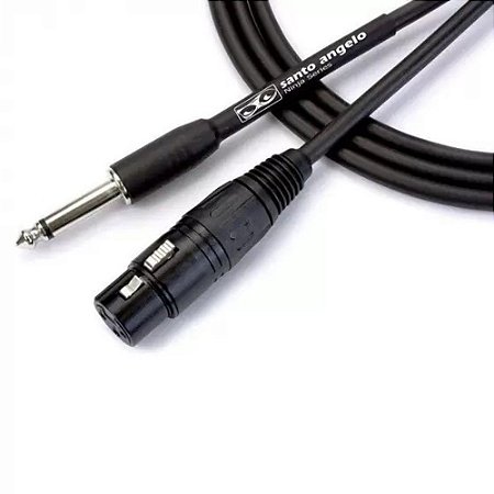 CABO MICROFONE 9,15M SANTO ANGELO NINJANMB915M P10/XLRM