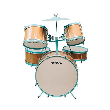 BATERIA INFANTIL GOPINHO BATIMADERV REELS VERDE