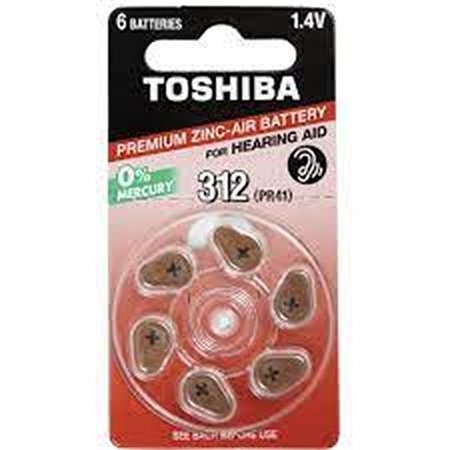 PILHA PR41 AUDITIVA TOSHIBA UN 75268