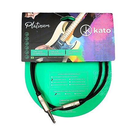 CABO INSTRUMENTO 1M KATO K2 P10/P10 PR