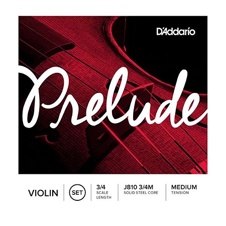 ENCORDOAMENTO VIOLINO 4/4 D'ADDARIO J8104/4M PRELUDE
